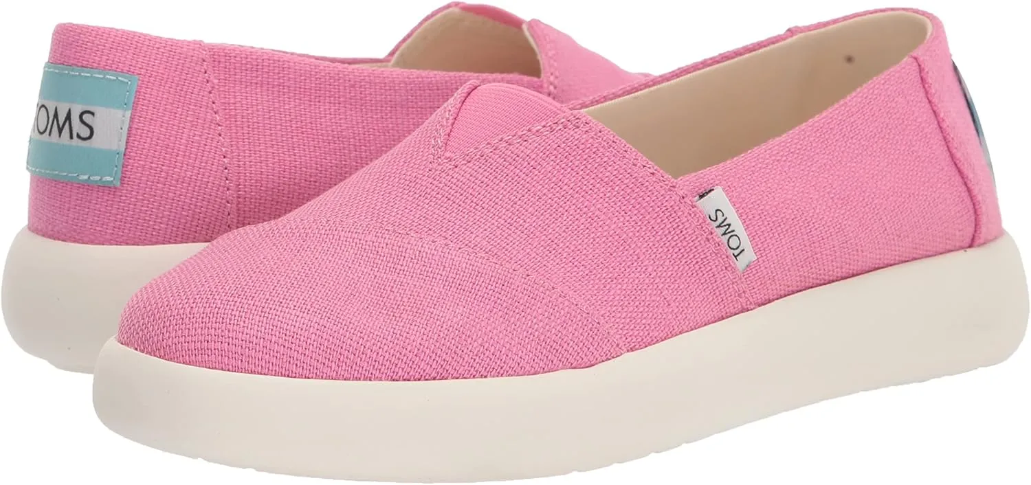TOMS Womens Alpargata Mallow Platform Sneakers Shoes Casual - Off White