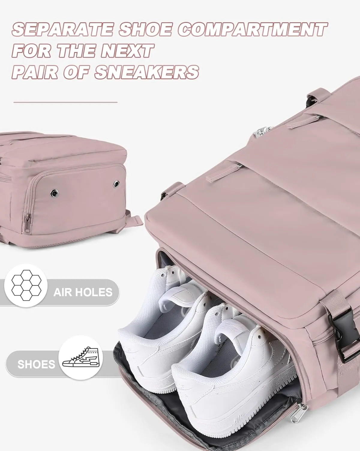 Travel Backpack Carry On Flight Approved Gym Backpack For Women Men Carry On Backpack For Airplanes Personal Item Travel Bag Laptop Backpack For Traveling On Airplane Travel Essentials