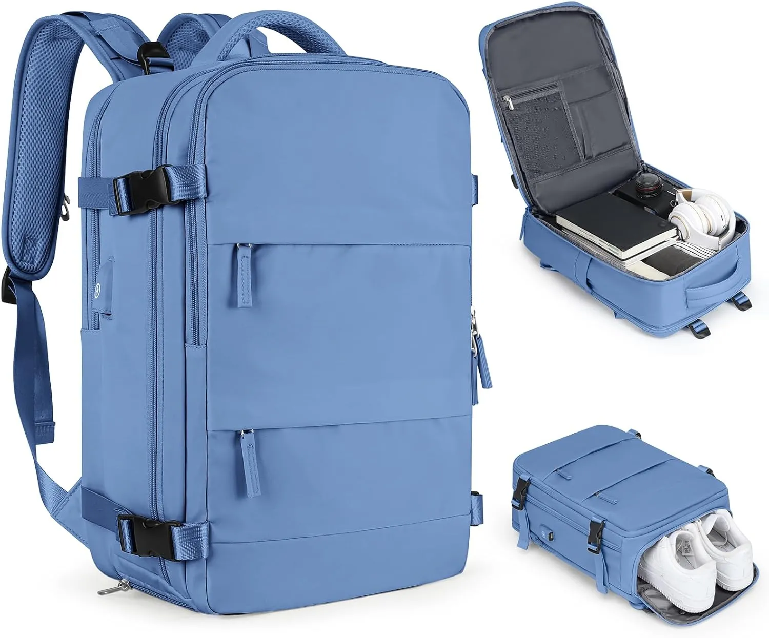 Travel Backpack for Women Airline Approved Carry on Backpack for Airplanes Mochila De Viaje Personal Item Travel Bag Spirit Airlines Personal Item Bag 18x14x8 Backpack for Traveling on Airplane
