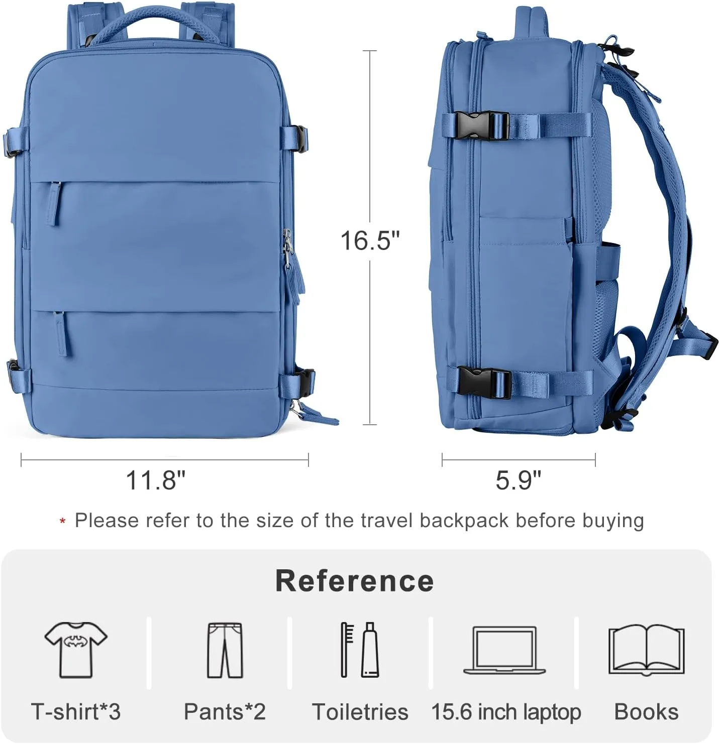 Travel Backpack for Women Airline Approved Carry on Backpack for Airplanes Mochila De Viaje Personal Item Travel Bag Spirit Airlines Personal Item Bag 18x14x8 Backpack for Traveling on Airplane