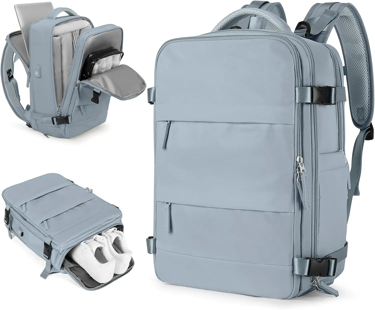 Travel Backpack For Women Men Airline Approved Personal Item Bag For Airlines Carry On Backpack Flight Approved Waterproof Backpack For Traveling On Airplane College Laptop Backpack Travel Essentials
