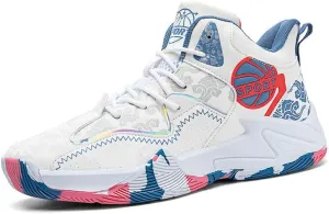 Unisex High Top Basketball Shoes Women's Shoes Men's Shoes Breathable Non Slip Outdoor Sneakers Cushioning Workout Shoes for Fitness