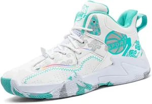 Unisex High Top Basketball Shoes Women's Shoes Men's Shoes Breathable Non Slip Outdoor Sneakers Cushioning Workout Shoes for Fitness
