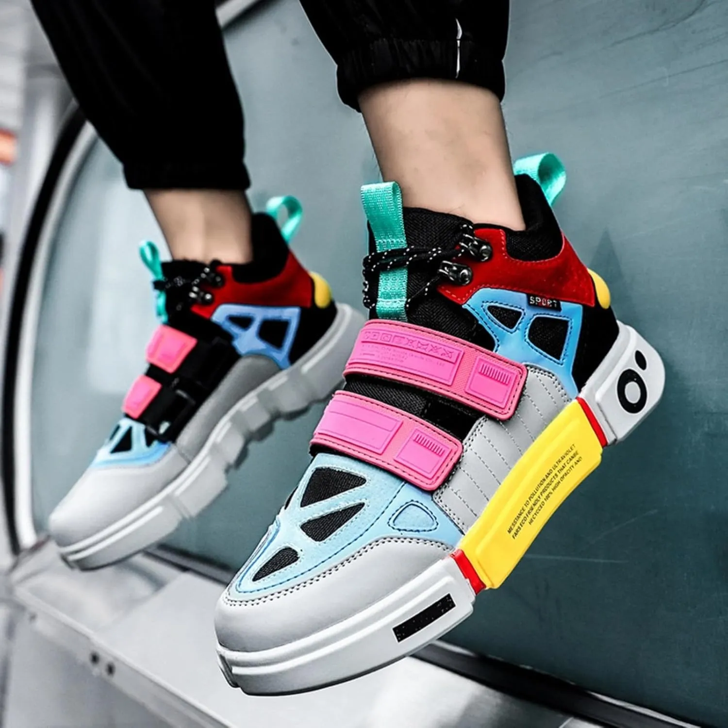 Unisex Platform Shoes Women’s Men’s Fashion Casual Chunky Sneakers Aesthetic Walking Dancing Jogging Couple Shoes