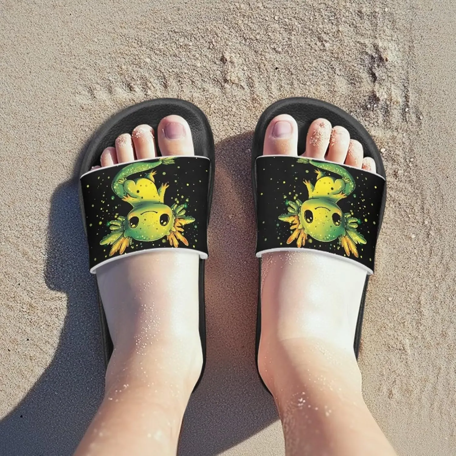 Unisex Slides for Girls Boys Comfortable Slippers Slides Non-slip Shower Shoes House Fashion Thick for Indoor & Outdoor Gifts