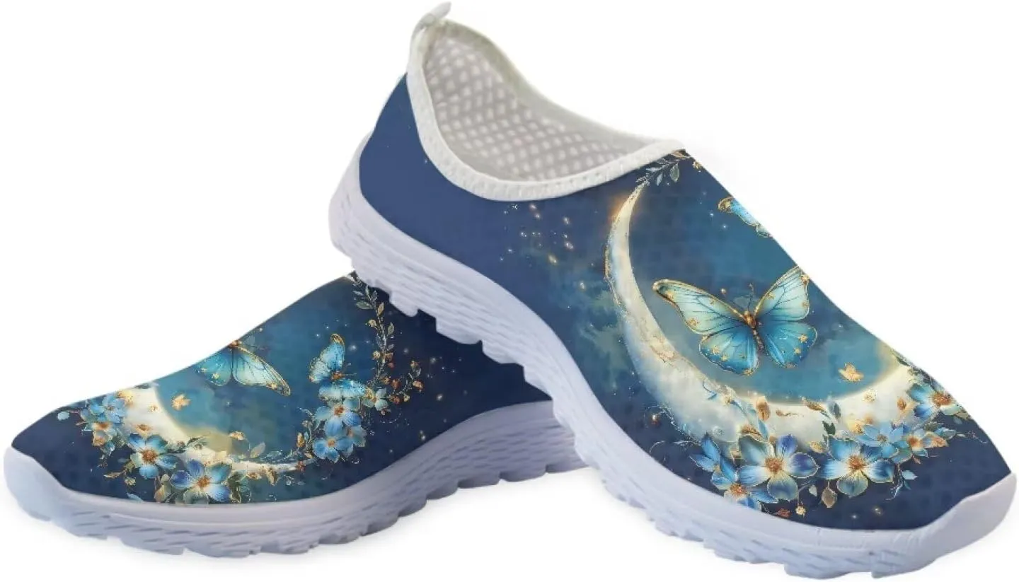 Veniyate Summer Lightweight Womens Athletic Aqua Shoes Slip on Sandals Flats