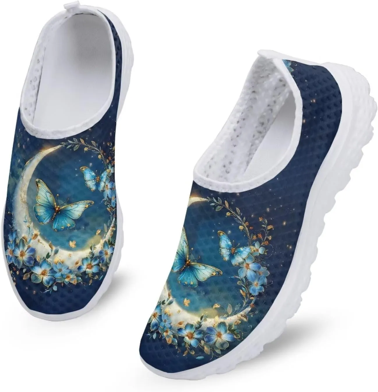 Veniyate Summer Lightweight Womens Athletic Aqua Shoes Slip on Sandals Flats