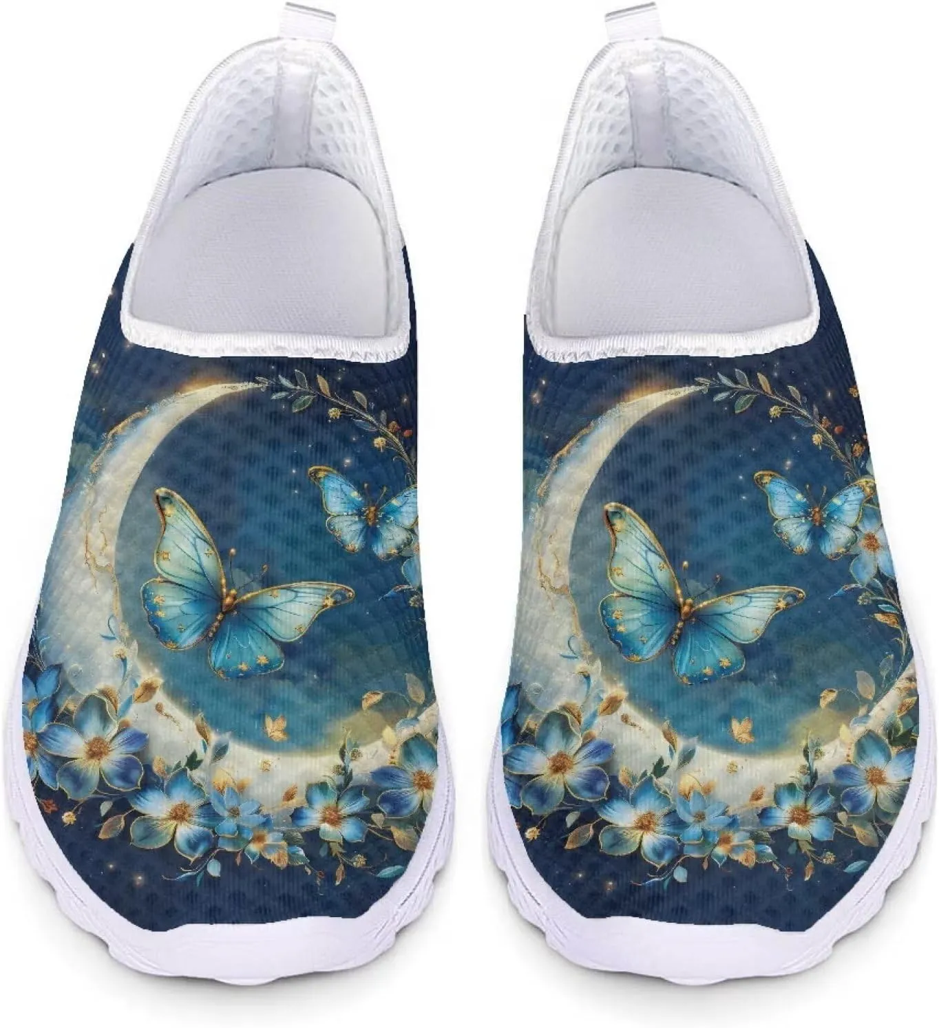 Veniyate Summer Lightweight Womens Athletic Aqua Shoes Slip on Sandals Flats