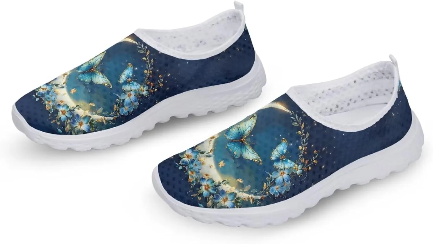 Veniyate Summer Lightweight Womens Athletic Aqua Shoes Slip on Sandals Flats