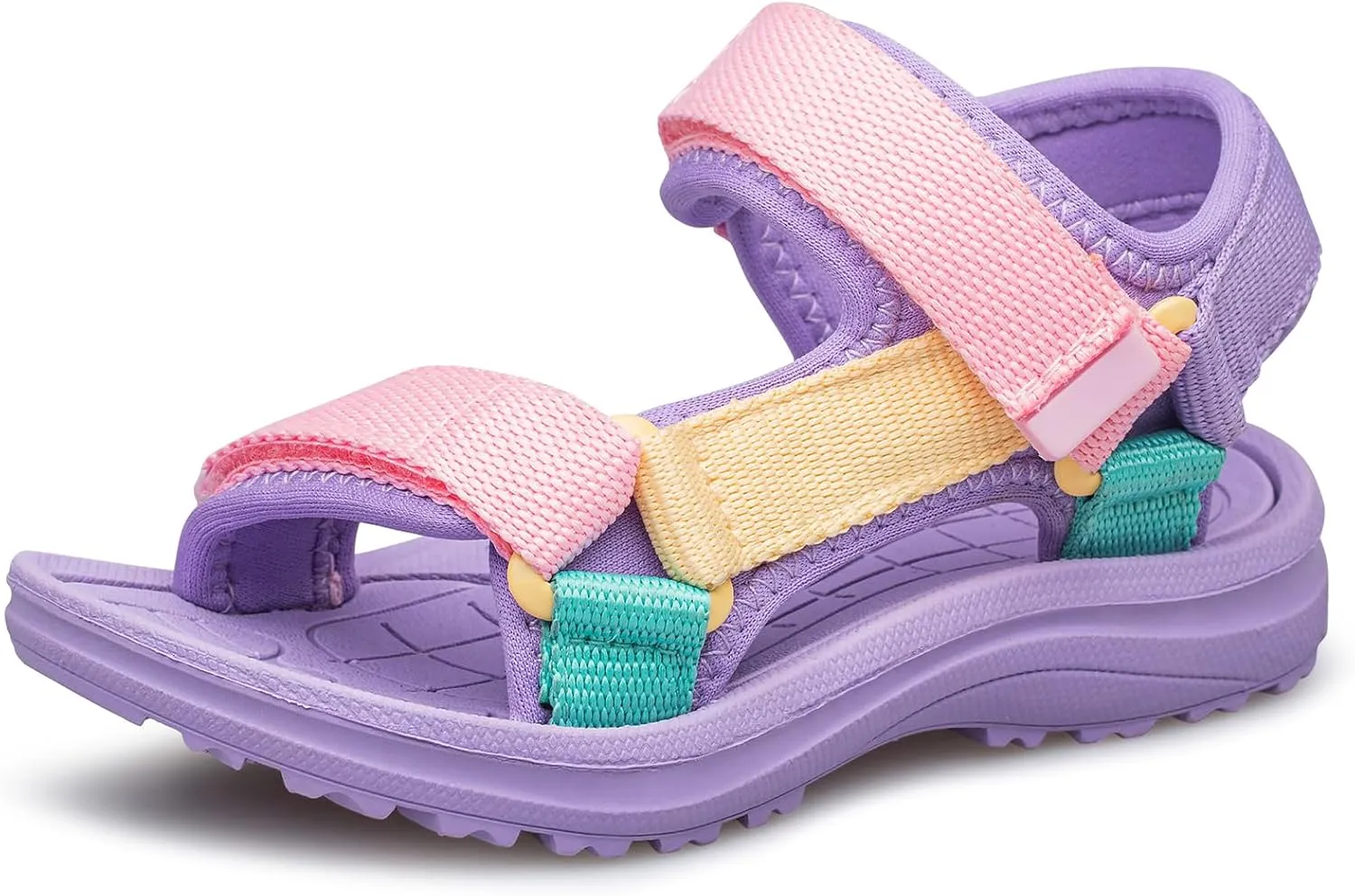 vibdiv Boys Girls Sandals Open-Toe Summer Outdoor Unisex Child Sport Sandals Athletic Lightweight(Toddler/Little Kid/Big Kid)