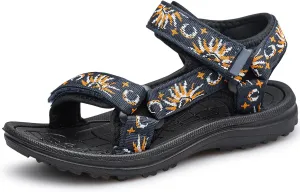 vibdiv Boys Girls Sandals Open-Toe Summer Outdoor Unisex Child Sport Sandals Athletic Lightweight(Toddler/Little Kid/Big Kid)