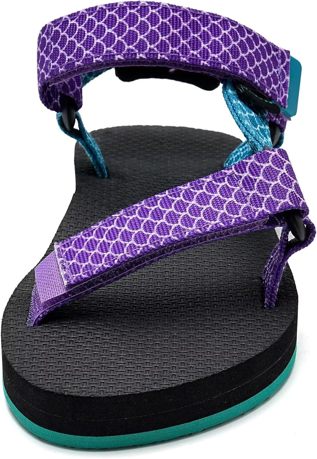 WateLves Kids Sandals Boys Girls Lightweight Non-slip Athletic Sandals with Adjustable Webbing for Hiking Walking Beach Water Sports