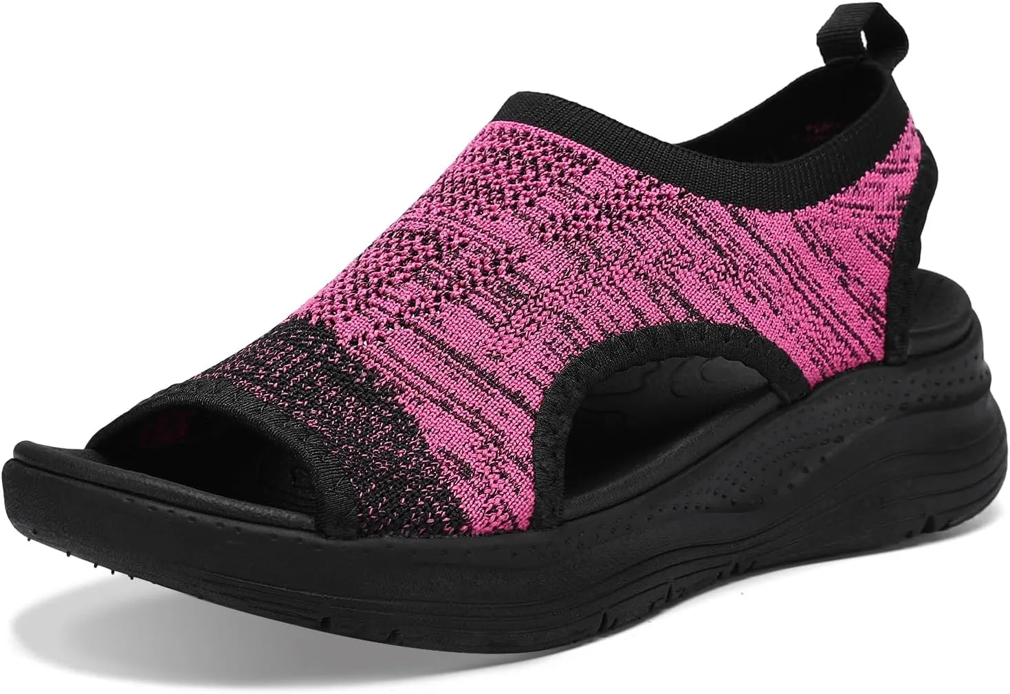 Women Walking Sandals Arch Support Orthotic Comfortable Plantar Fasciitis Non-slip Casual Open Toe Sport Sandals for Athletic Summer Beach