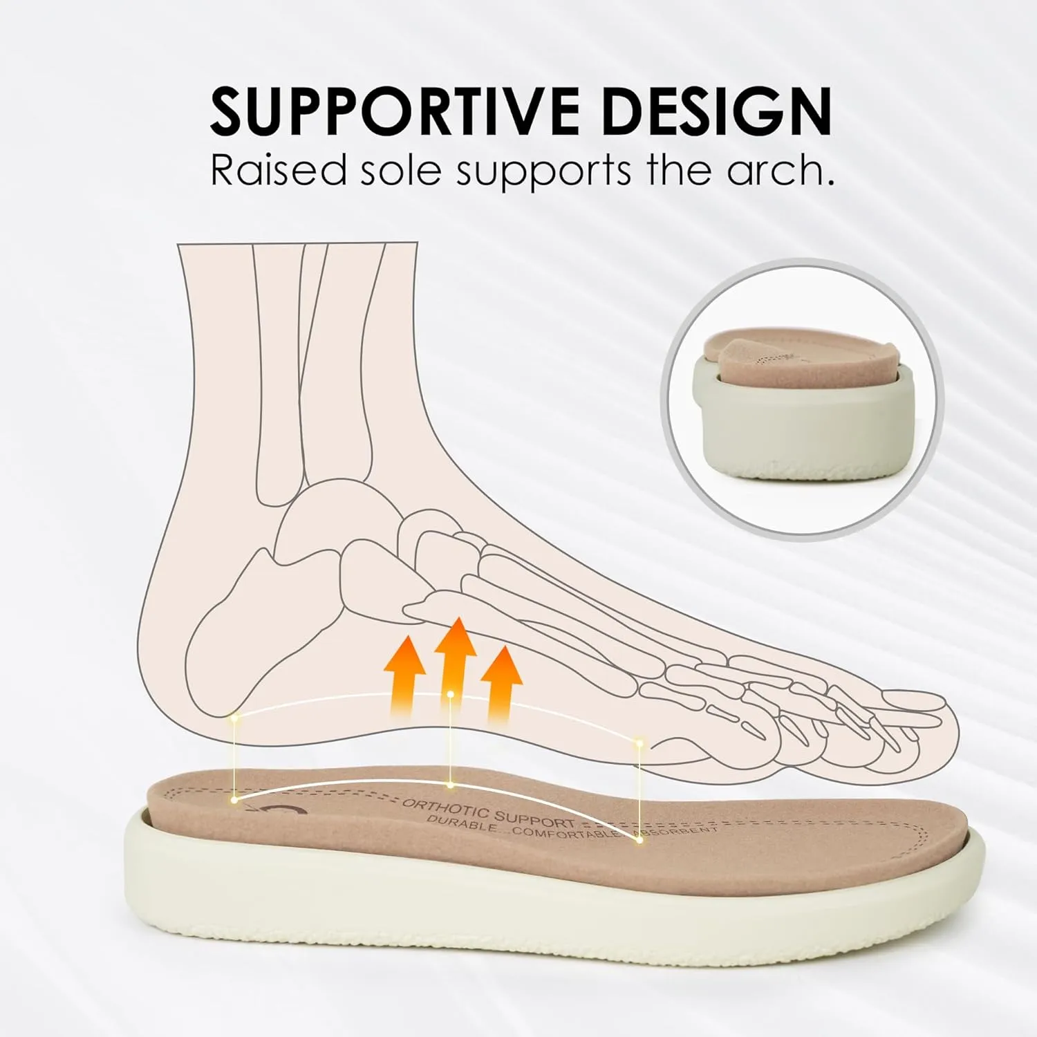 Women's Arch Support Orthopedic Walking Sandals - Comfortable Sandals