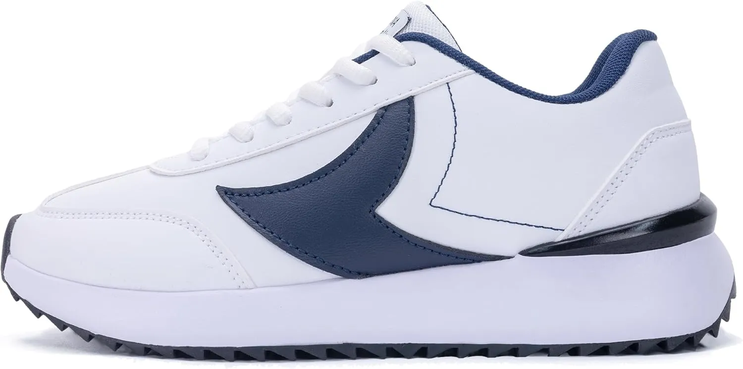 Women's Fashion Leather Sneakers LYNSS 1.0 Comfortable Walking Shoes Lace Up Casual Retro Classic Sneaker