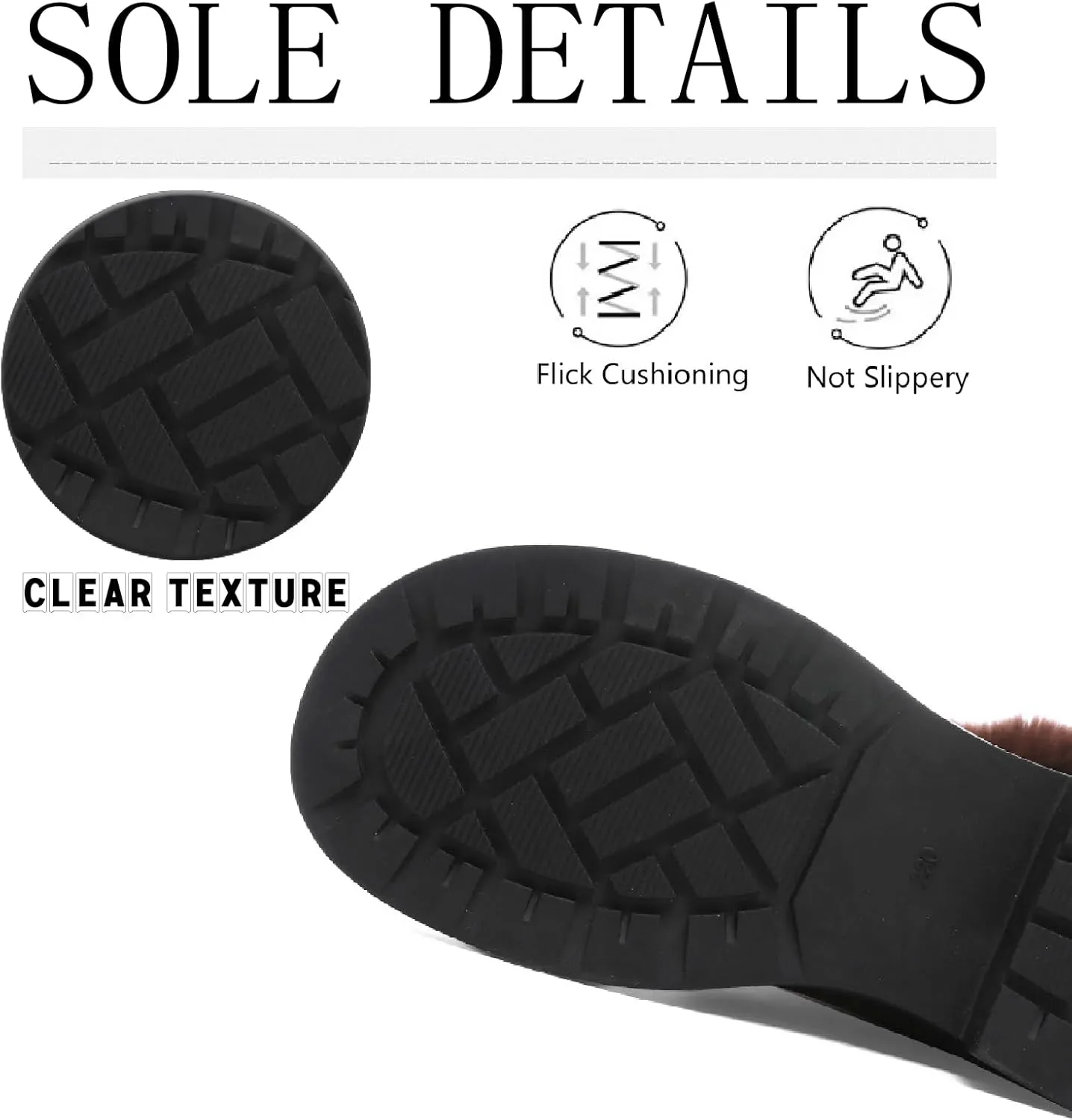 Women's Genuine Leather Chunky Heel Mid Calf Boots Warm Fur Lined Fashion Comfort Round Toe Lace Up Anti-slip Platform Low Heel Short Bootie Winter Outdoor Walking Snow Boots
