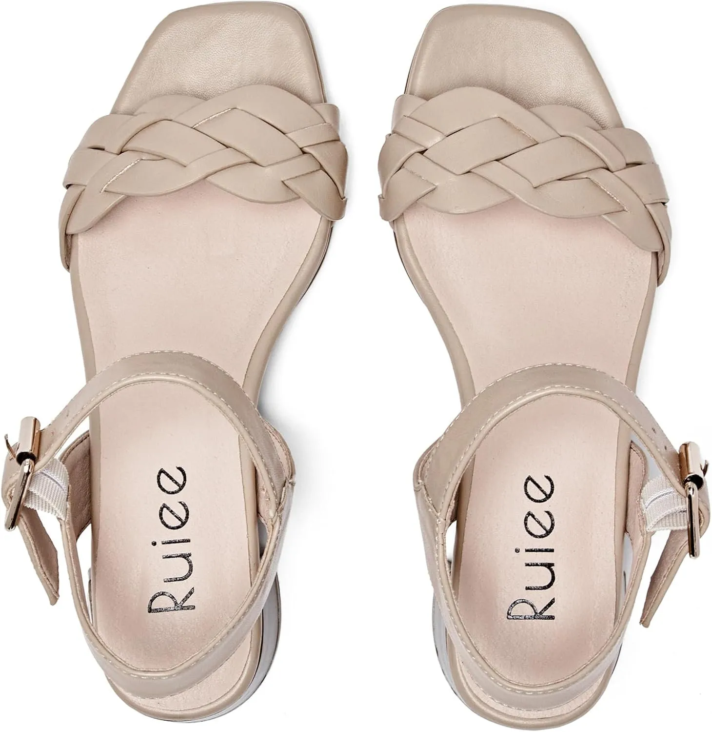 Women's Heels Chunky Heeled Sandals Low Block Heel Ankle Strap Dressy Bradied Sandals Square Open Toe Wedding Party Shoes for Women.