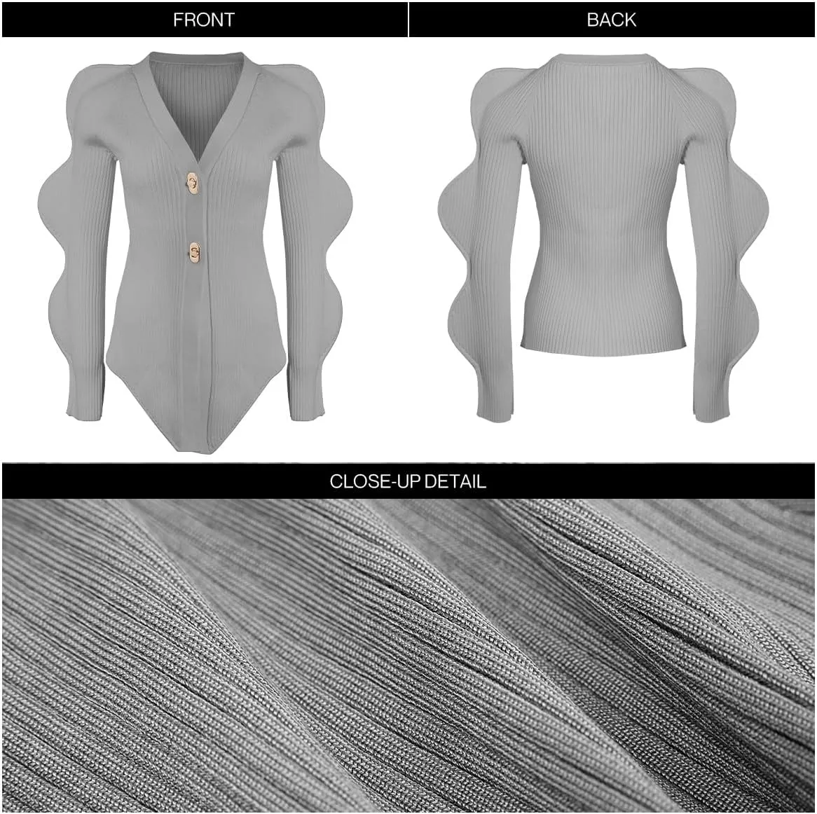 Women's Knit Cardigan Sweaters Long Sleeve Button Down Open Front Casual Outwear Trendy 2025