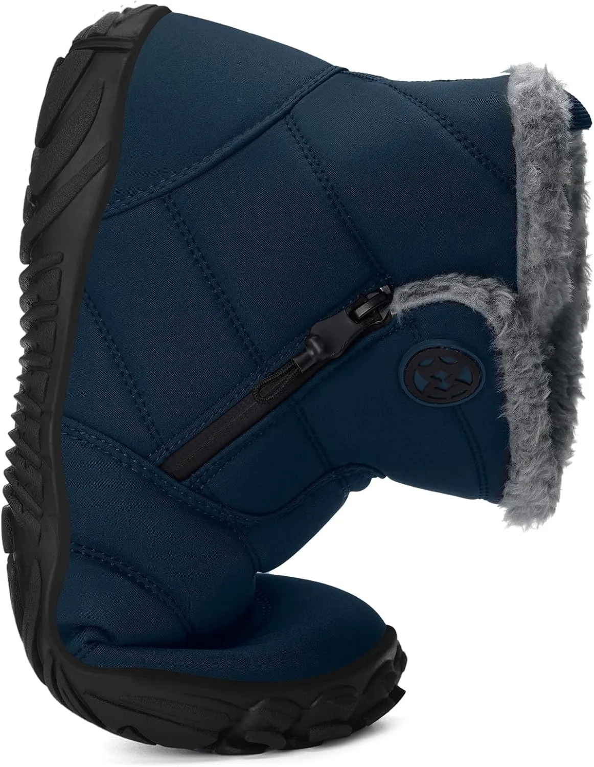 Womens Mens Barefoot Boots Shoes | Winter Snow Boots | Warm Ankle Booties | Zero Drop Sole | Wide Toe Box |