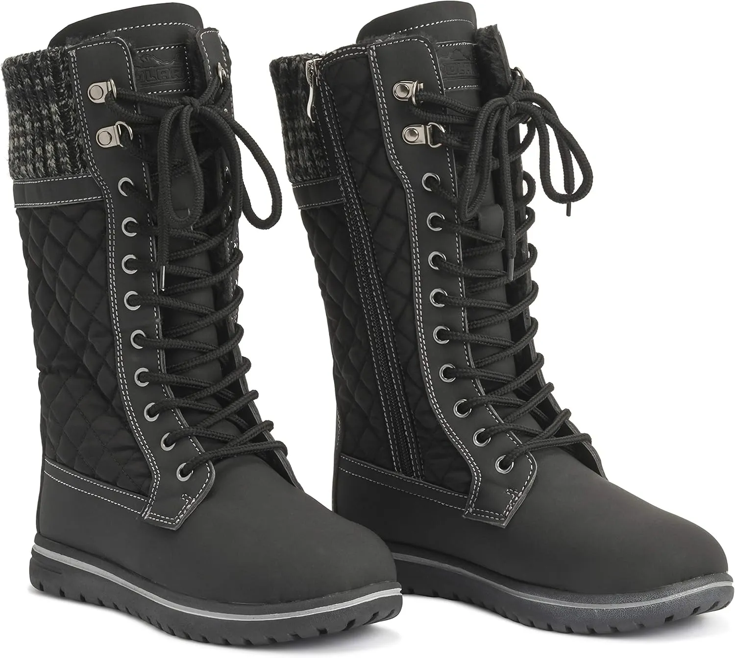 Womens Rain Thermal Warm Snow Winter Knee High Waterproof Boots