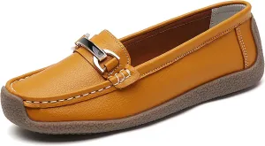Women's Wide Width Loafers Comfort Slip on Shoes Walking Shoes for Ladies Mocassins Driving Shoe