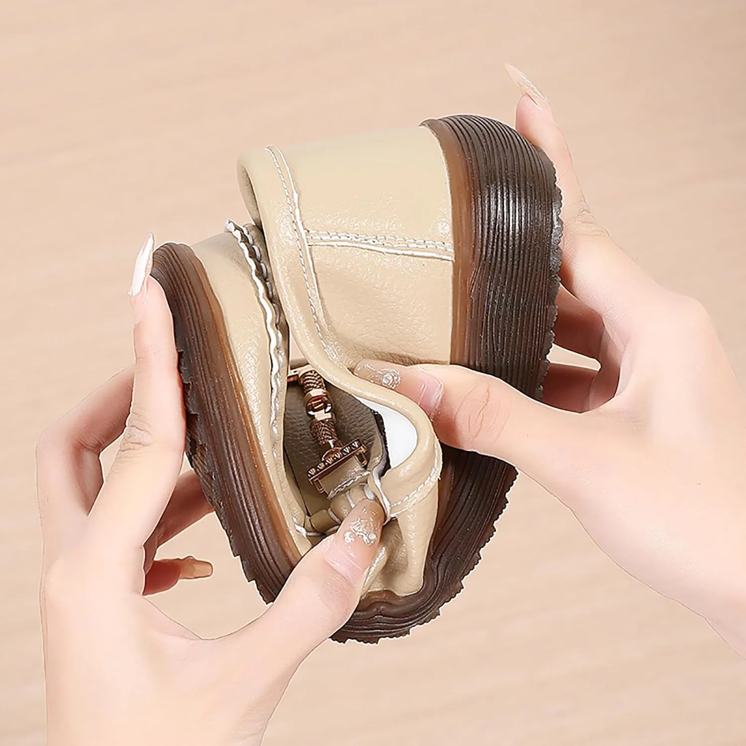 Women's Wide Width Loafers Comfort Slip on Shoes Walking Shoes for Ladies Mocassins Driving Shoe