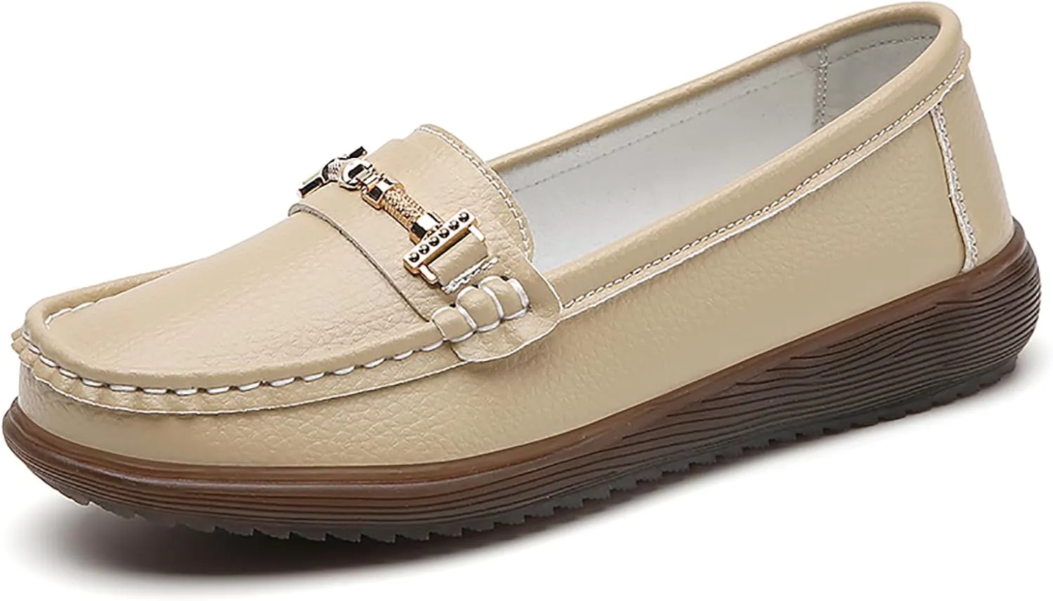 Women's Wide Width Loafers Comfort Slip on Shoes Walking Shoes for Ladies Mocassins Driving Shoe