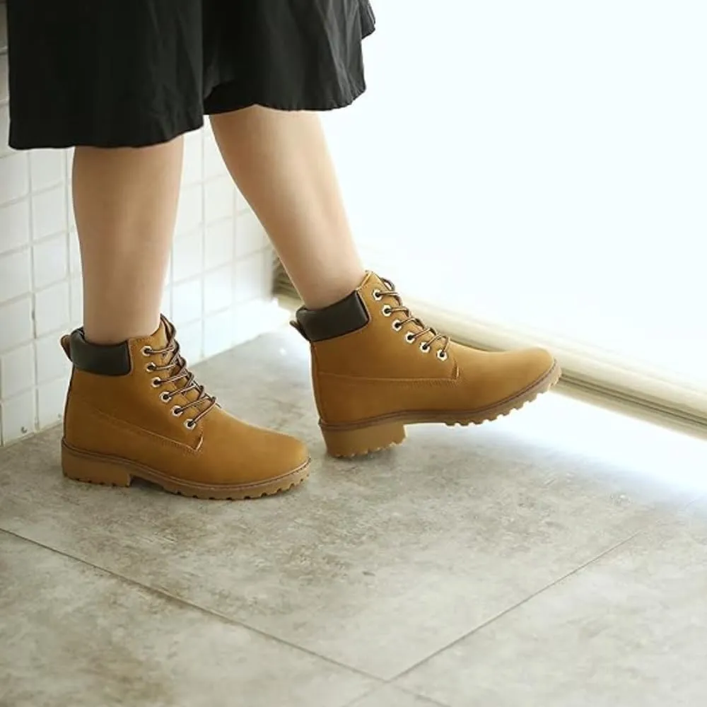 Women's Work Boots Hiking - Waterproof Outdoor Construction Motorcycle Combat