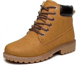 Women's Work Boots Hiking - Waterproof Outdoor Construction Motorcycle Combat