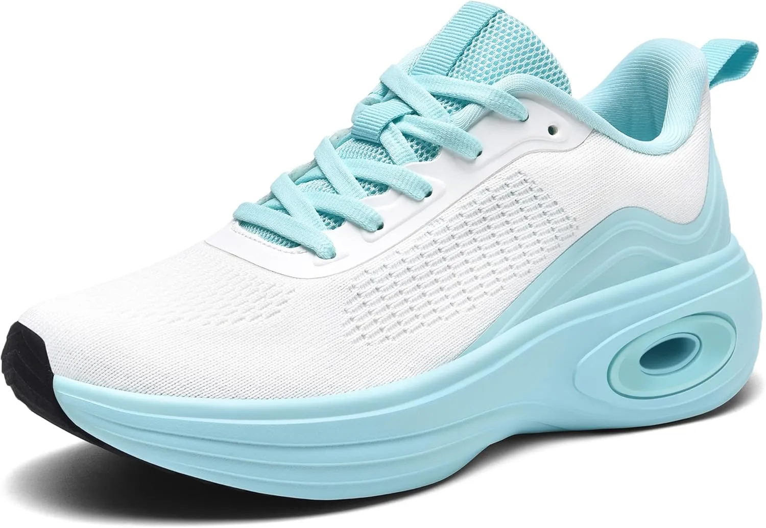 Wondamo Women's Walking Running Shoes Cushioning Lightweight Athletic Shoes Comfortable Supportive Non Slip Tennis Gym Workout Trainning Sneakers