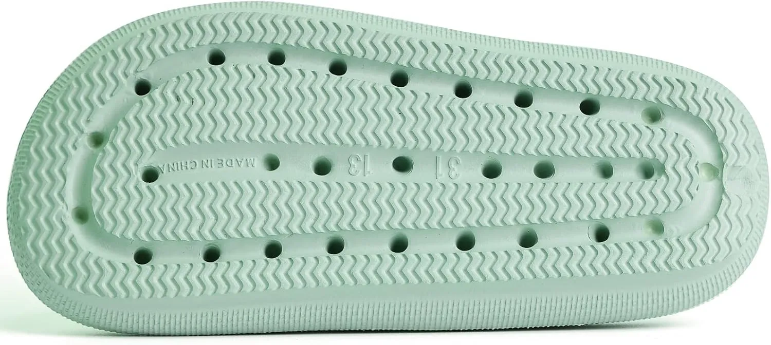 WYSBAOSHU Kids Cloud Slides Girls Boys Slip On Slide Sandals Comfort Non-Slip Thick Sole Slippers Summer Shower Shoes Pool Beach Water Shoes