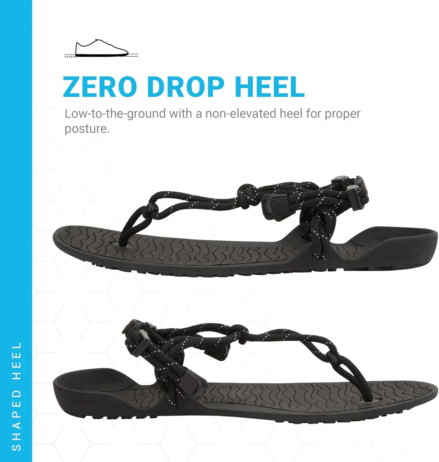 Xero Shoes Men's Aqua Cloud Barefoot Water Sandal