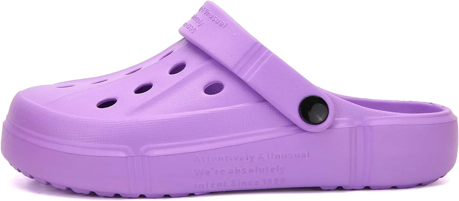 XIANV Men Women Clogs Garden Shoes Mesh Slippers Sandals Lightweight Slip On Mules Outdoor Walking Slippers Unisex Summer Beach Shoes