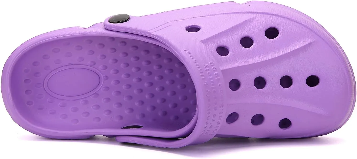 XIANV Men Women Clogs Garden Shoes Mesh Slippers Sandals Lightweight Slip On Mules Outdoor Walking Slippers Unisex Summer Beach Shoes