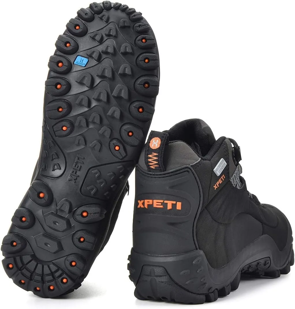 XPETI Men's Thermator Low-Top Waterproof Hiking Outdoor Boots
