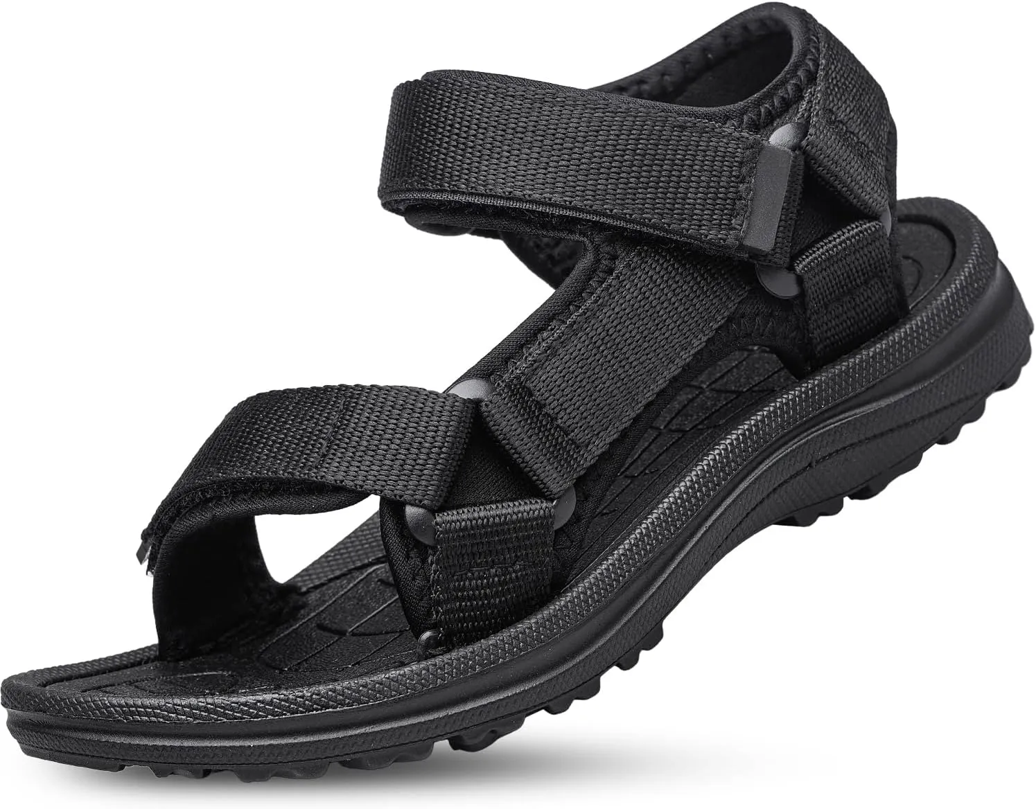 YHOON Boys Girls Sandals Adjustable Double Strap Open-Toe Athletic Lightweight Unisex Child Sport Sandals Summer Outdoor(Toddler/Little Kid/Big Kid)