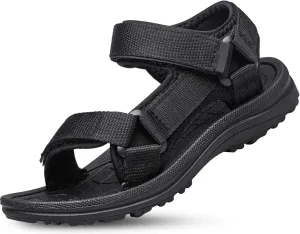 YHOON Boys Girls Sandals Adjustable Double Strap Open-Toe Athletic Lightweight Unisex Child Sport Sandals Summer Outdoor(Toddler/Little Kid/Big Kid)