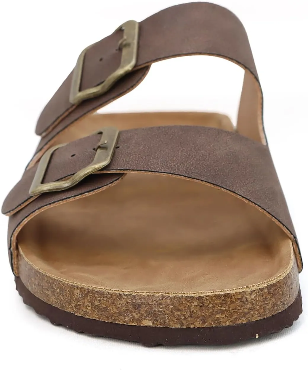 YOKI GIAN-91 Women's Slide Sandals with Adjustable Double Buckle, Flat Sandals for Women, Summer Sandals