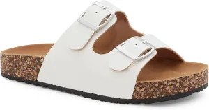 YOKI GIENNA-48Y Girls Sandals with Adjustable Double Buckles, Cushioned Cork Flats, Girls Summer Sandals