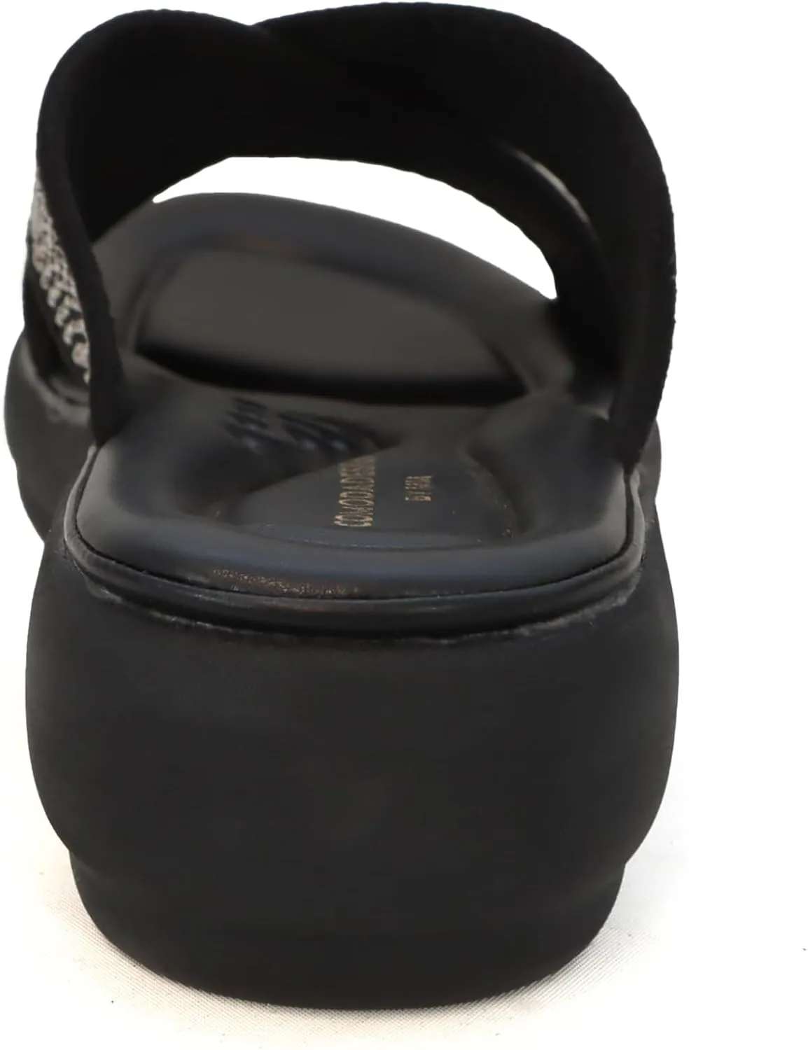 YOKI NOMI-05 Women’s Wedge Sandals with Rhinestone Straps, Women’s Sandals Comfortable Dressy