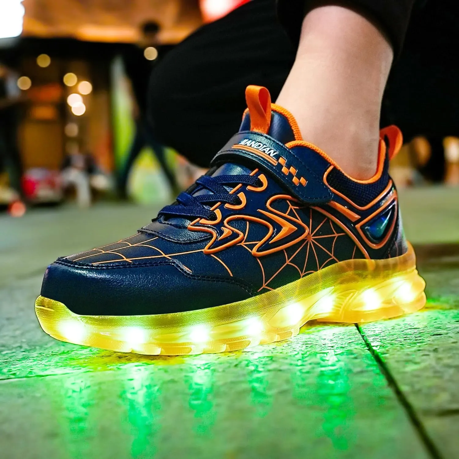 YUNICUS Kids Light Up Shoes for Boys Girls Toddler Sneakers USB Rechargeable Best Gift for Birthday Halloween Christmas